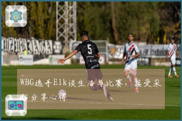 WBG选手Elk谈生活与比赛，接受采访分享心得